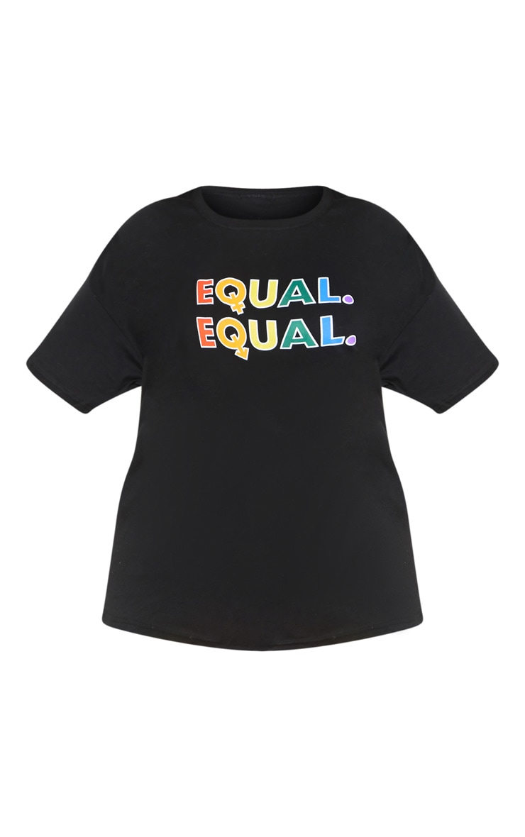 Plus Black EQUAL T-Shirt image 3