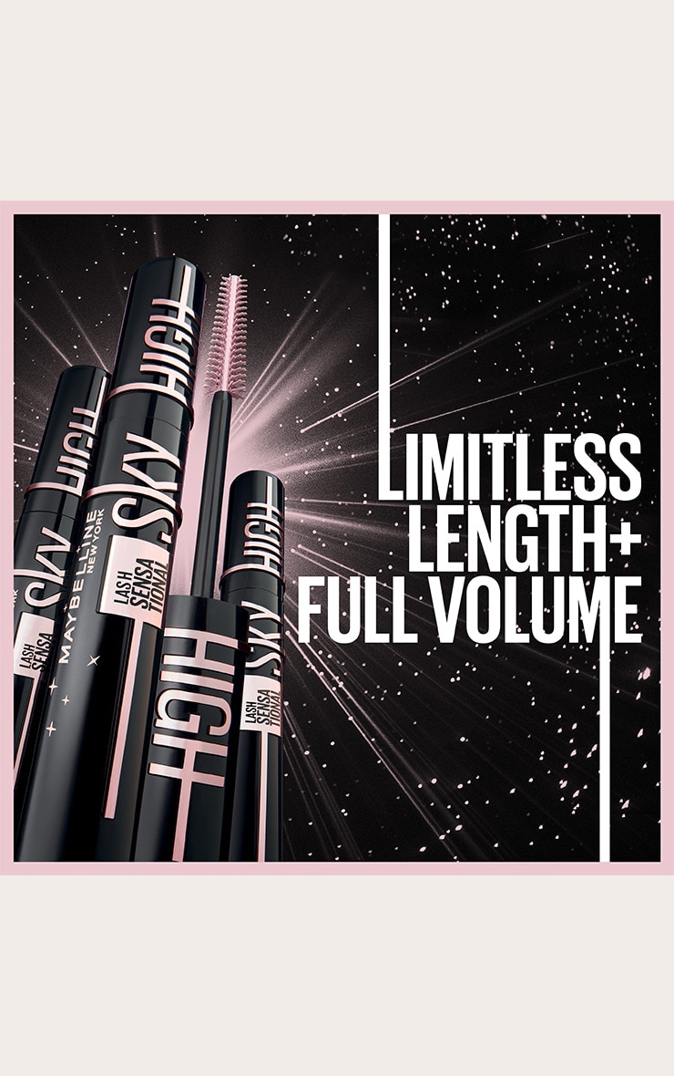 Maybelline Lash Sensational Sky High Washable Mascara Cosmic Black image 4