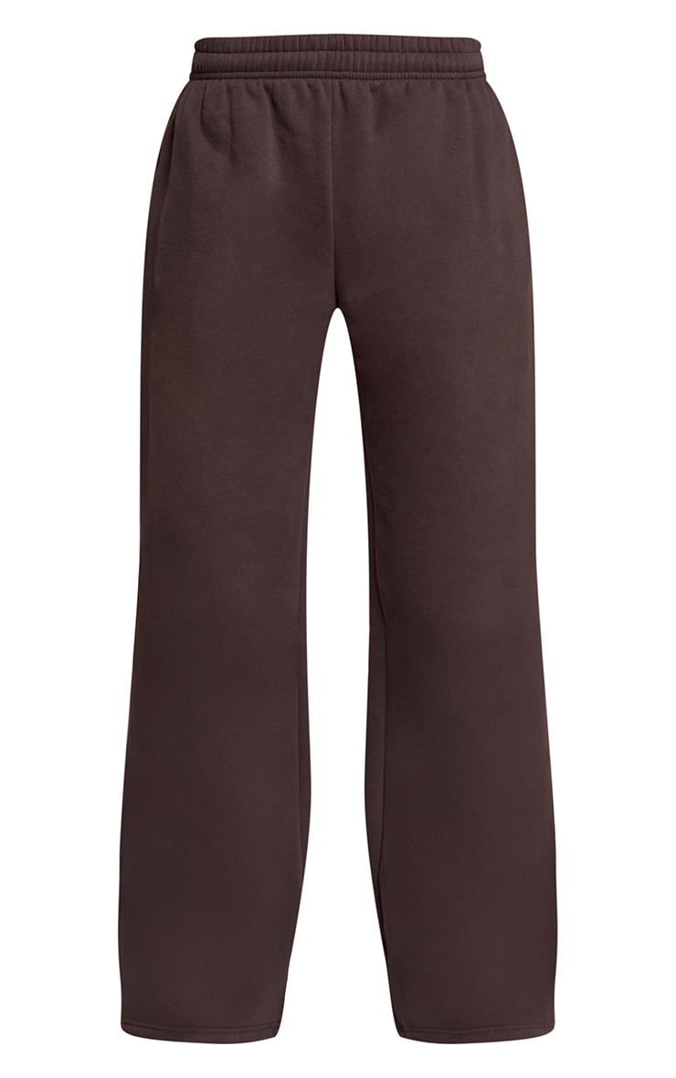 Charcoal Cotton Fleece Straight Leg Sweatpants image 5