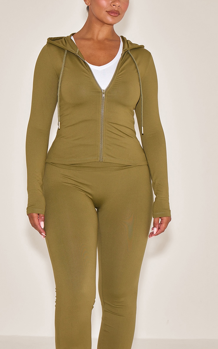 Shape OLIVE Sculpted Fold over Waist Flare Pants image 4