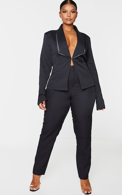 Plus Black Avani Suit Pants