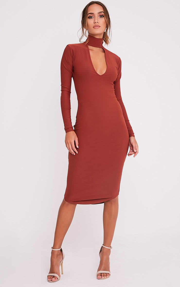 pretty little thing choker dress