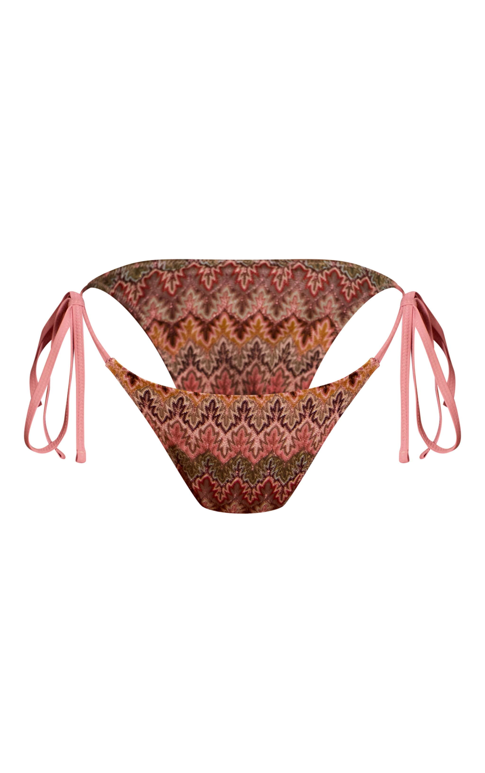 Multi Jacquard Triangle Bikini Top image 5