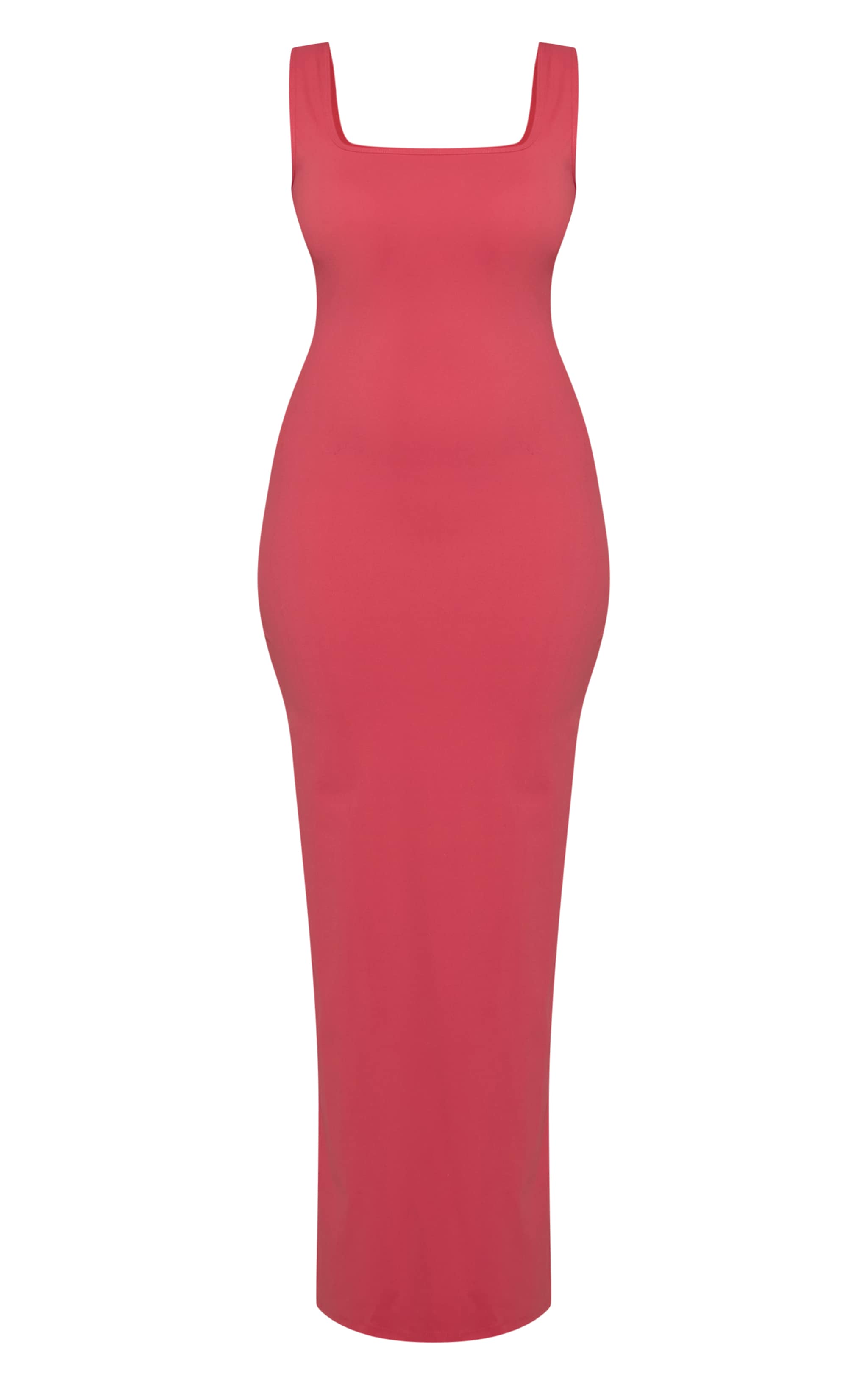 Shape Rose Built In Bra Square Neck Sculpt Maxi Dress image 5
