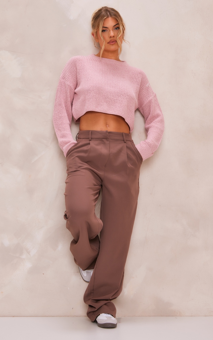 Blush knit jumper store