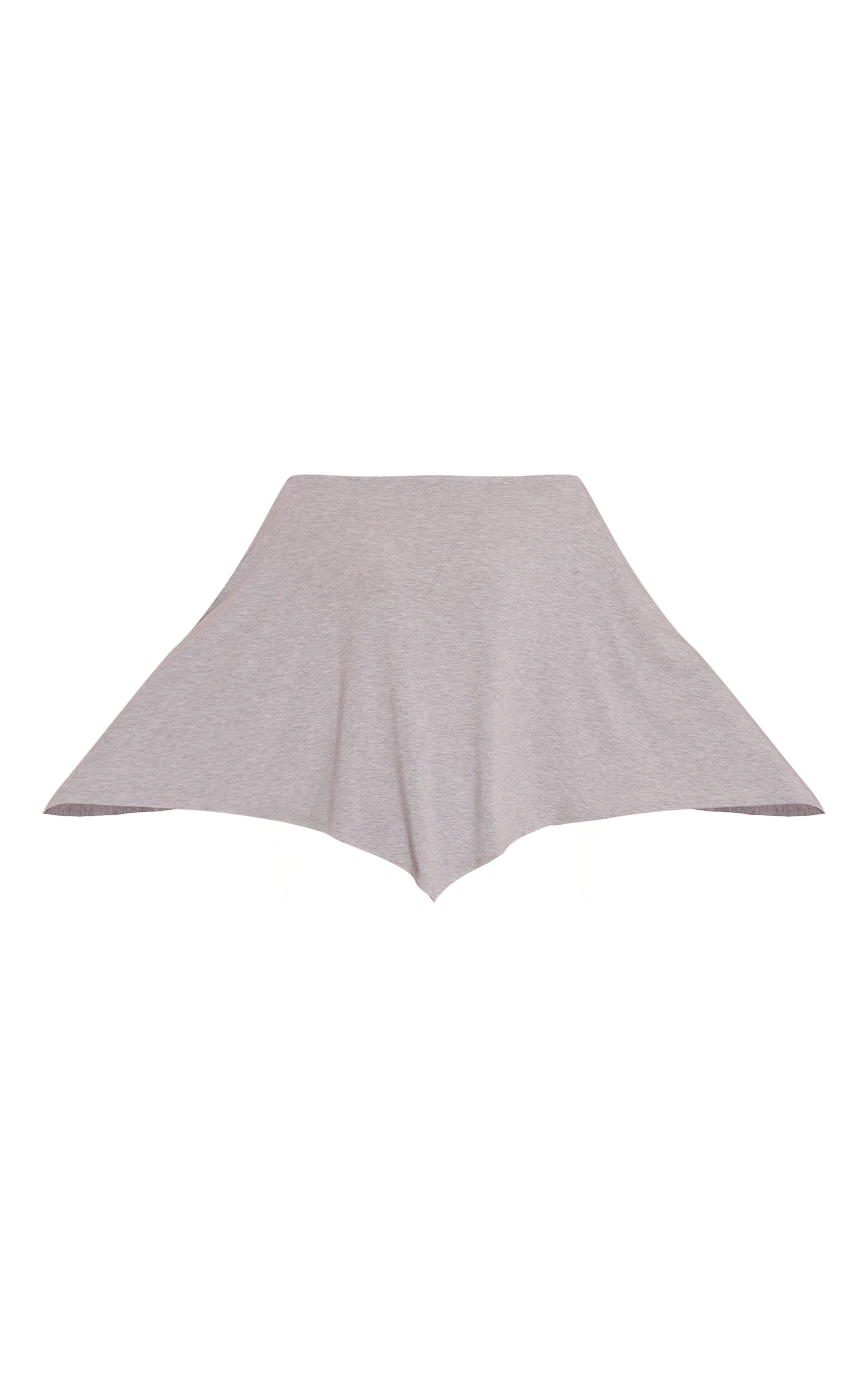 Grey Marl Jersey Oversized Cape Style Top  image 5