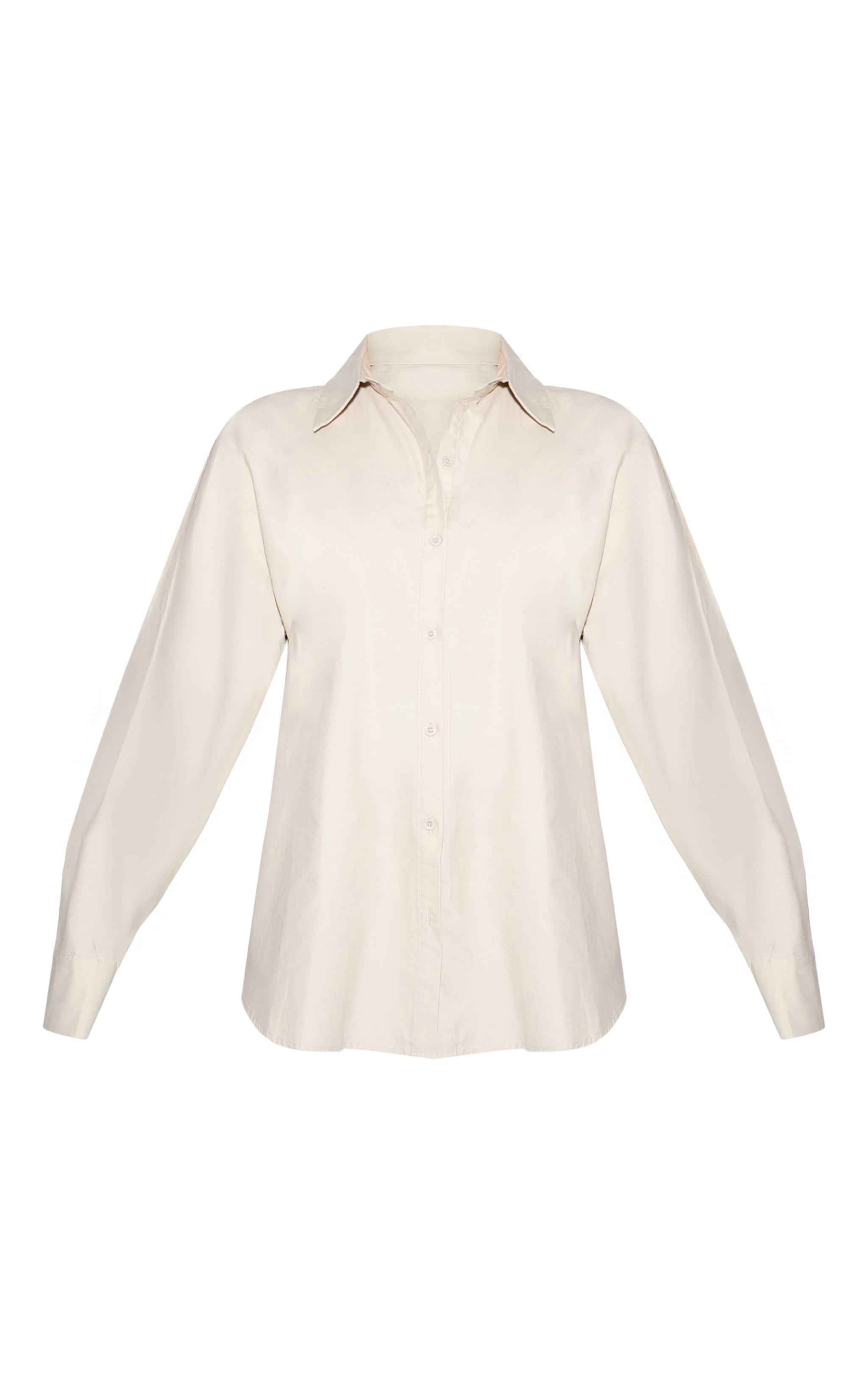 Sand Cotton Multi Button Cinched Shirt image 5