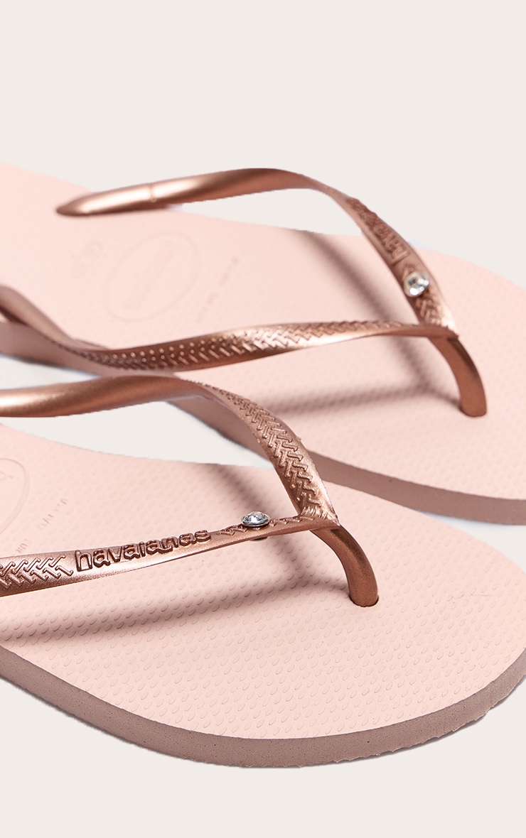 Ballet Gold Havaianas Slim Crystal image 4