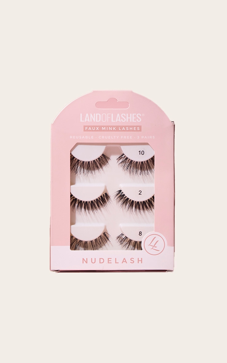 Lot de faux cils noirs Nudelash image 1