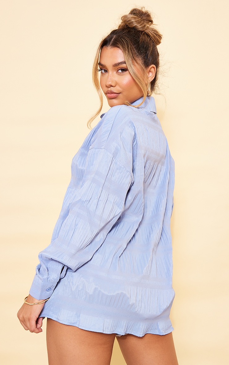 Pastel Lilac Oversized Cuff Shirt image 2