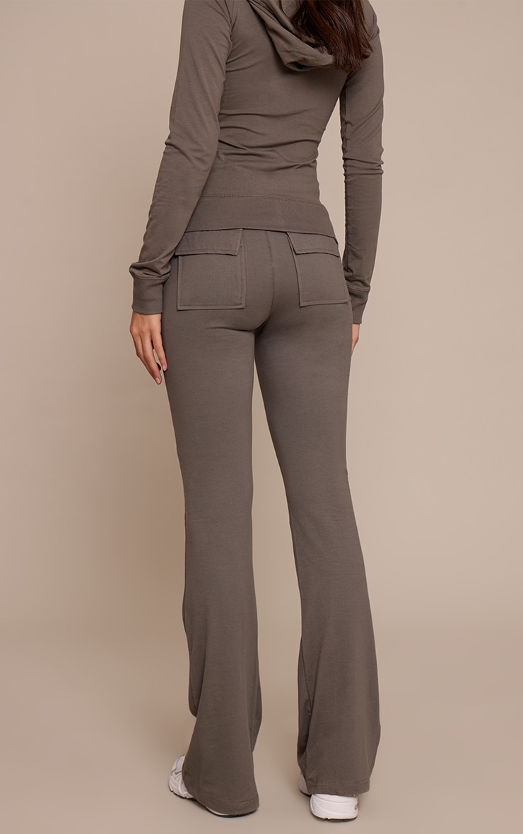 Tall Charcoal Low Rise Skinny Flare Pants