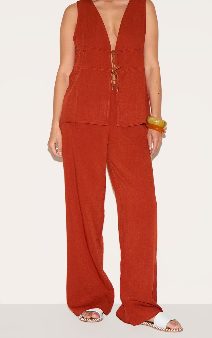  Rust Straight Leg Pants image 2