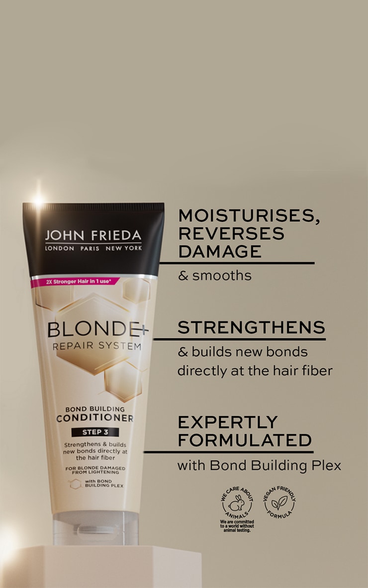 John Frieda Blonde+ Repair Bond Building Conditioner 250ml image 2