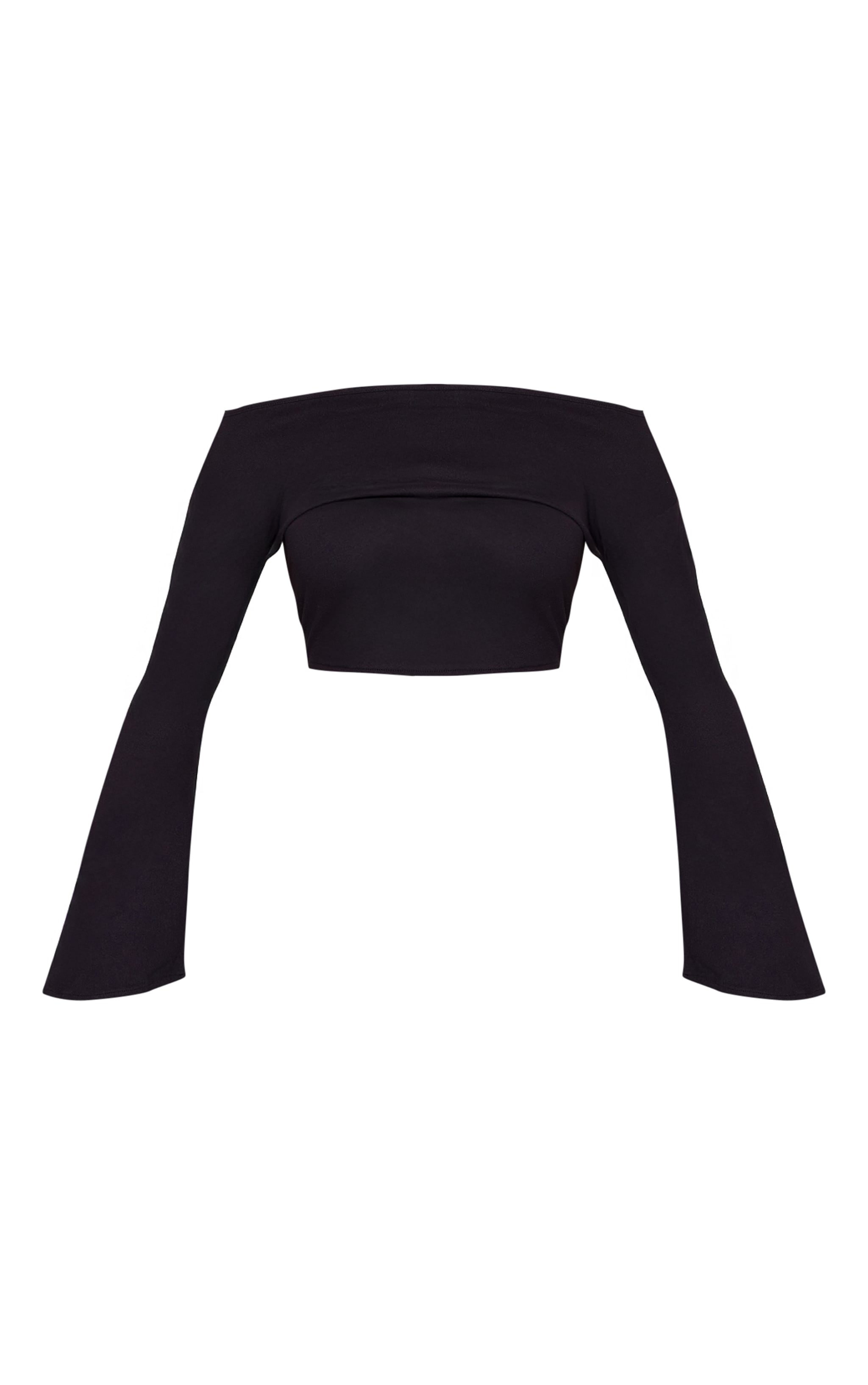 Shape Black Soft Touch Long Sleeve Top  image 5