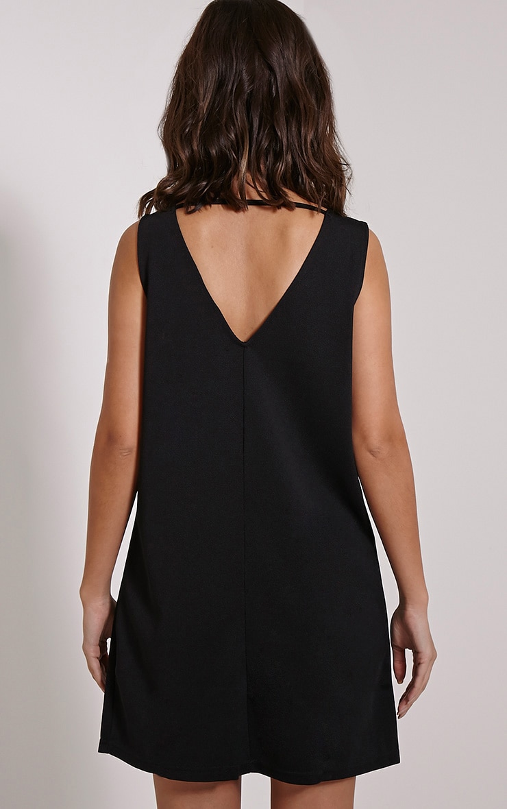 pretty little thing black lace dress