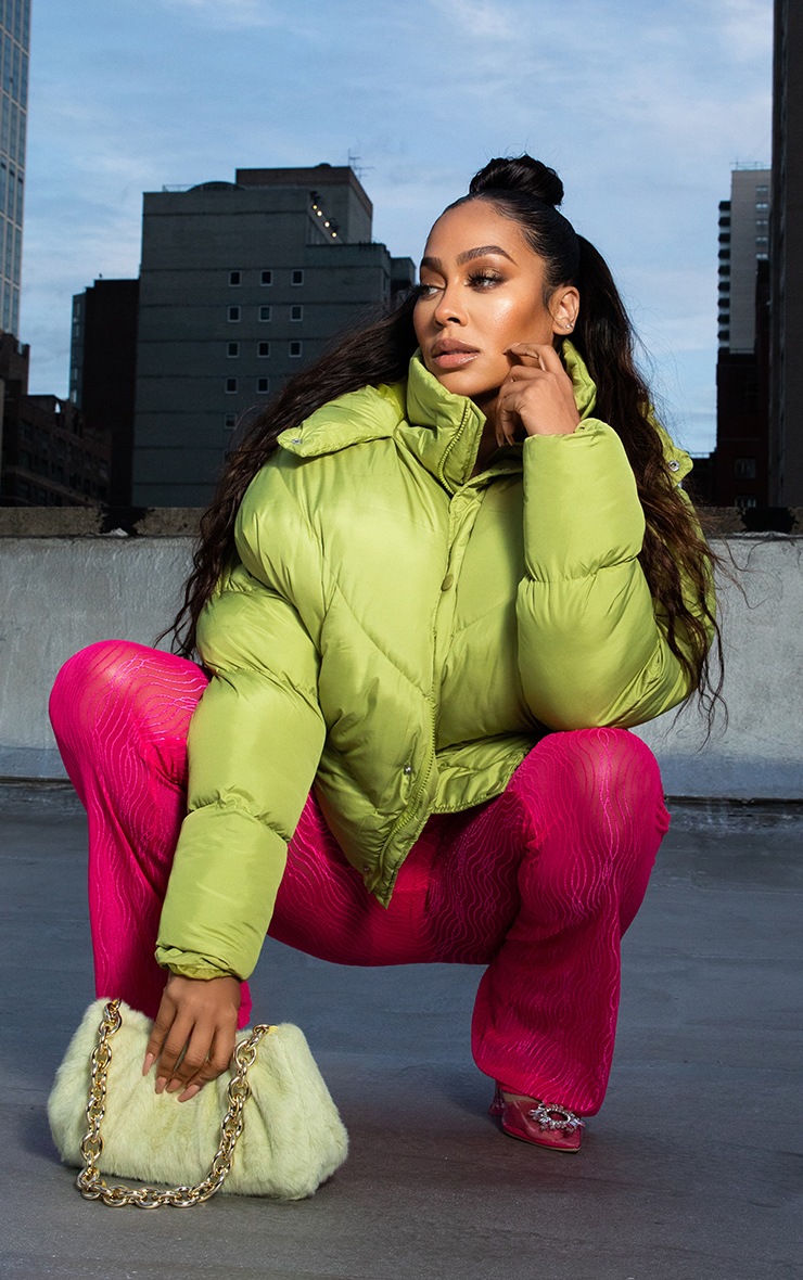 oversized neon jacket