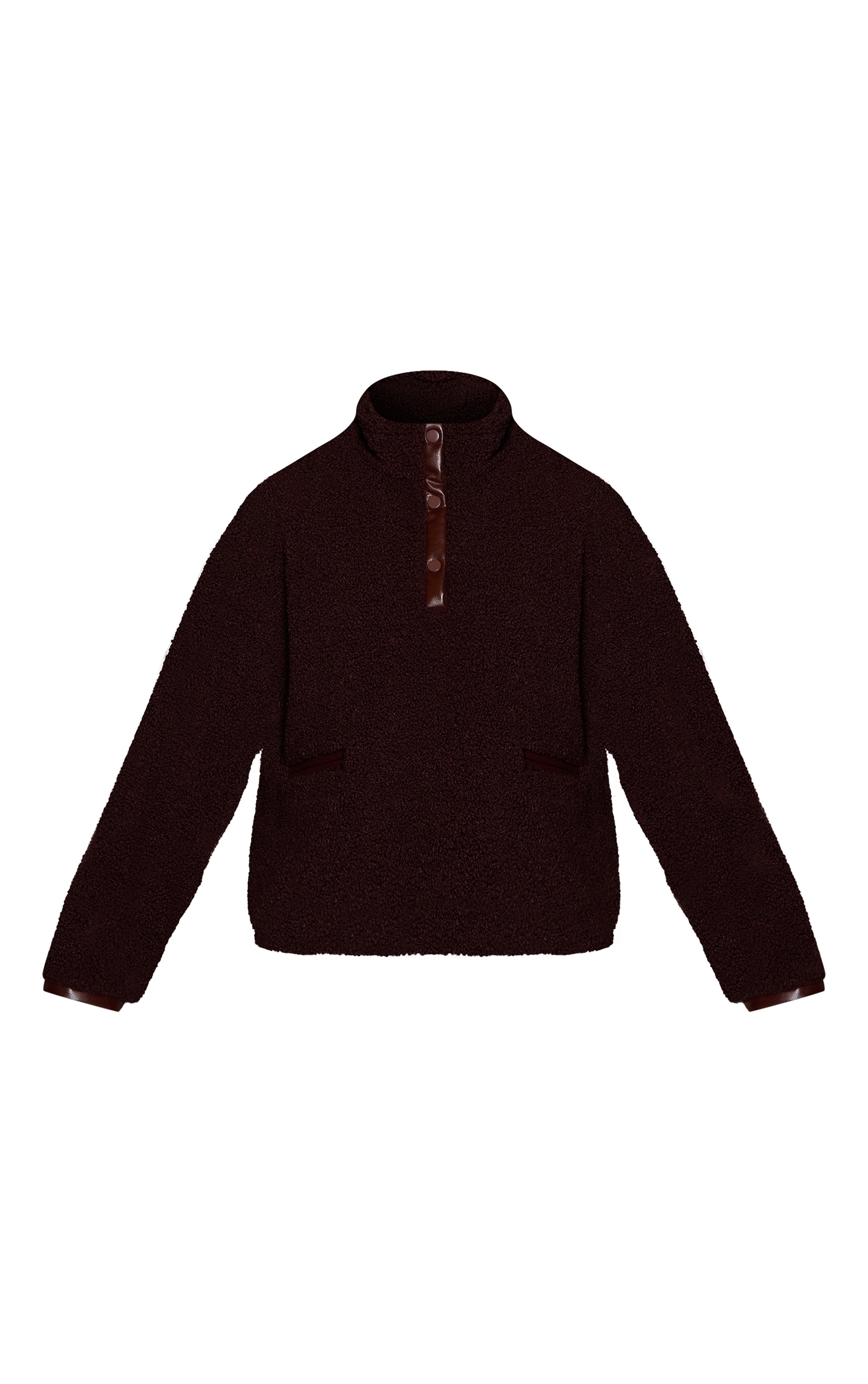 Chocolate Plum Half Zip Fleece  image 5