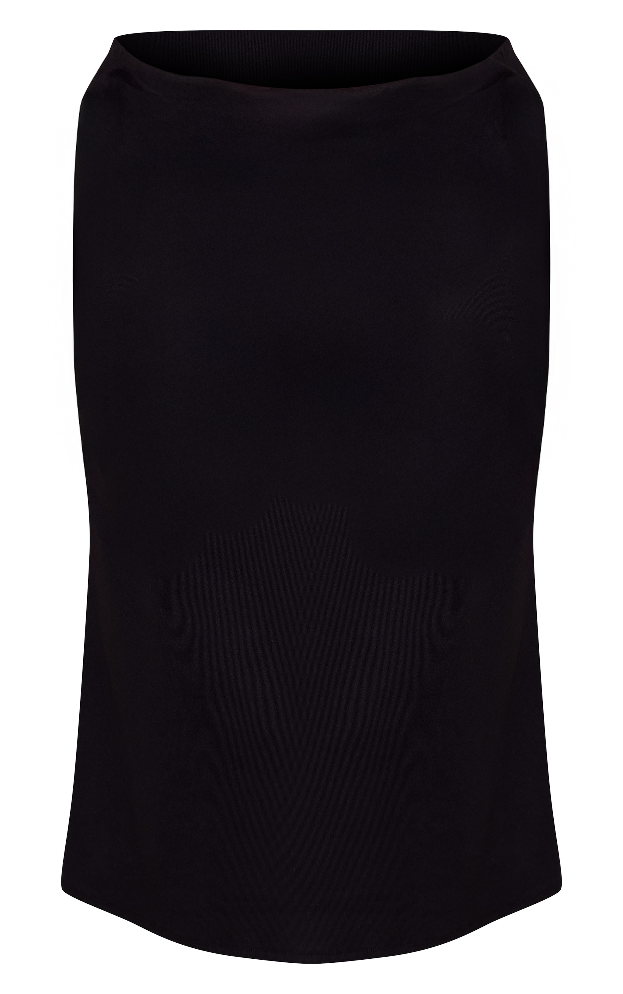 Plus Jupe mi-longue douce noire image 6