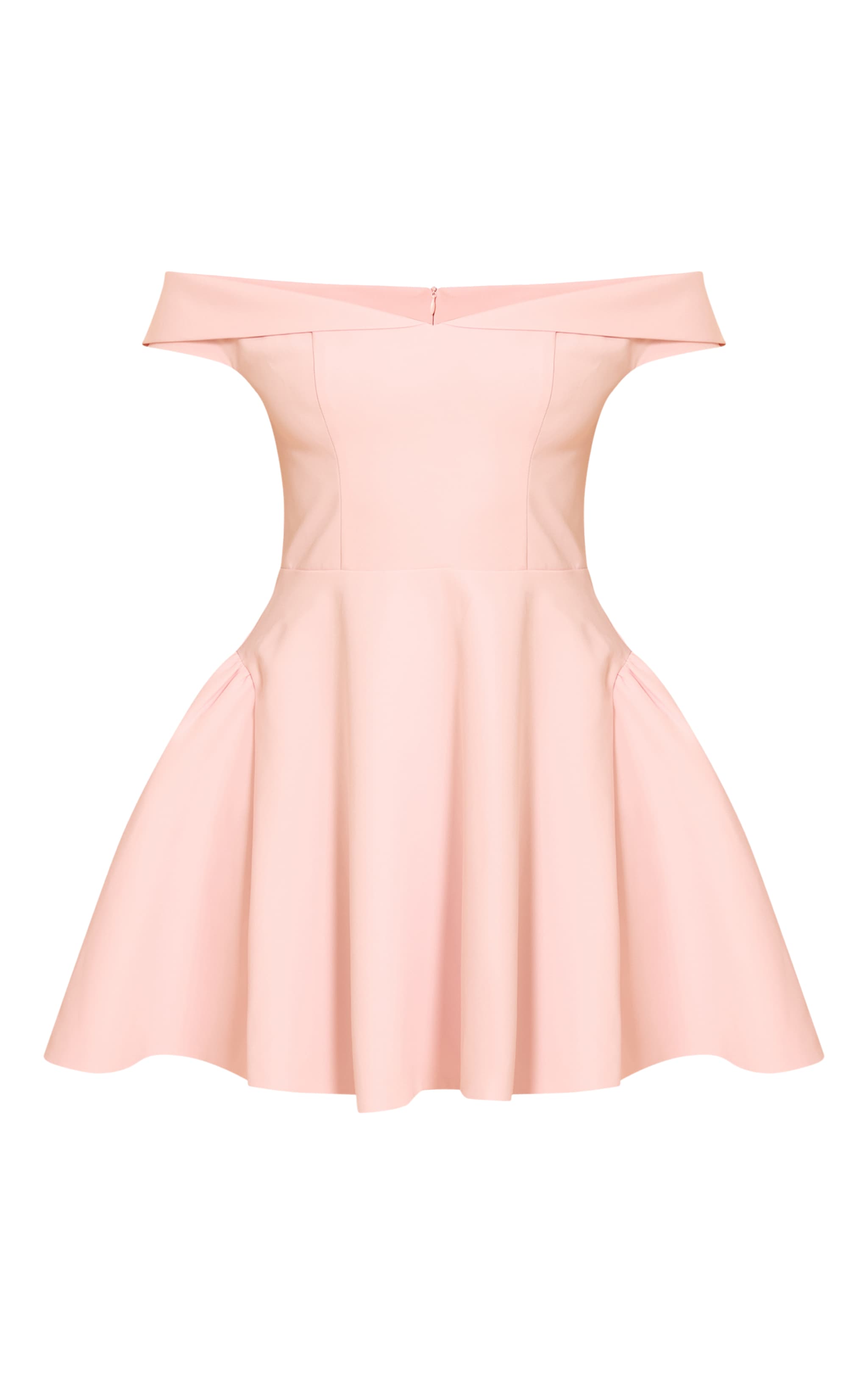 Blush Bardot Fold Over Shift Dress image 5