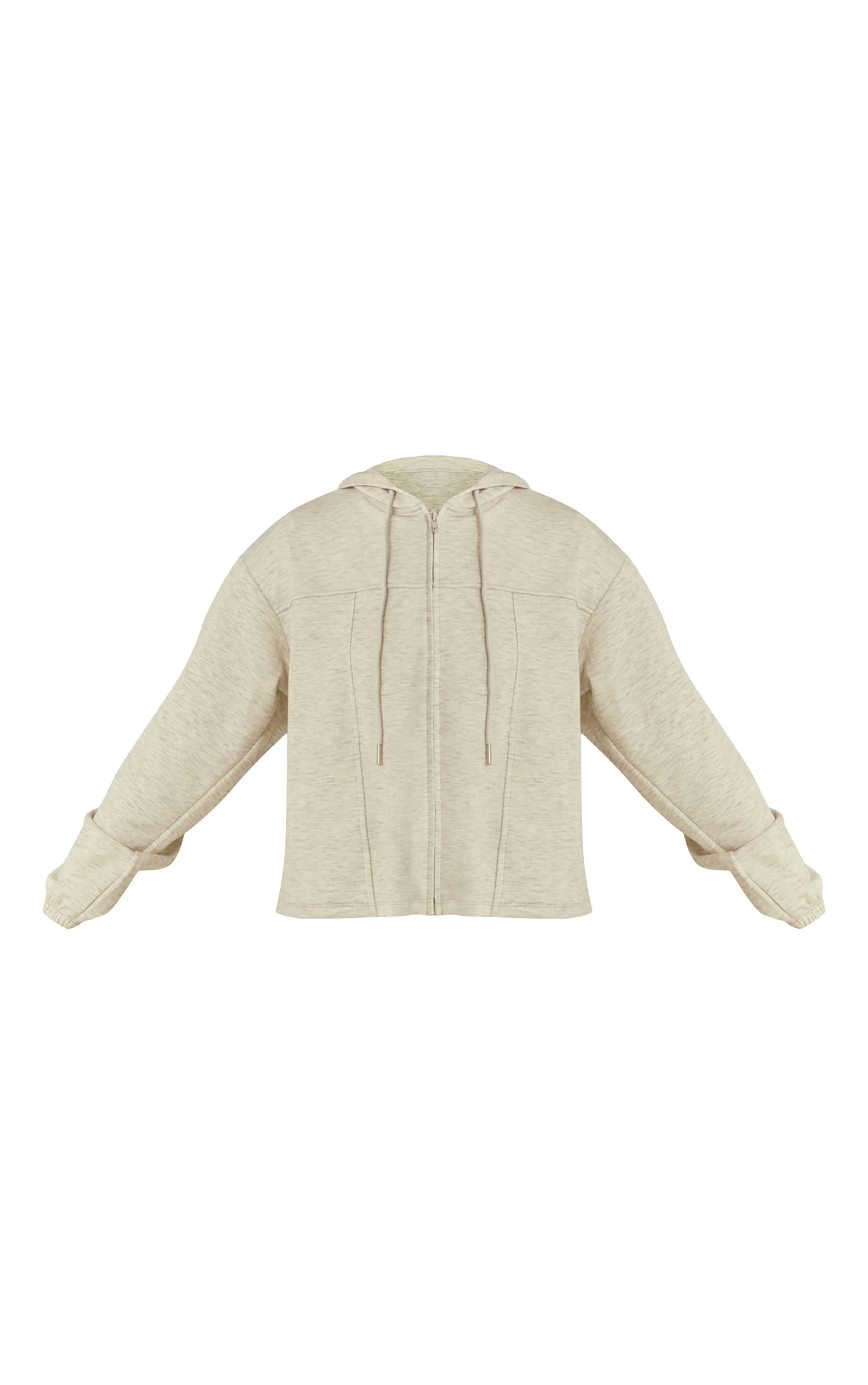 Ash Grey Super Soft Zip Hoodie image 5