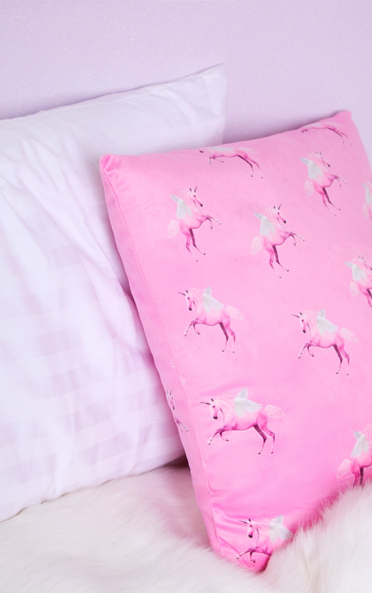 PRETTYLITTLETHING Unicorn Pink Cushion