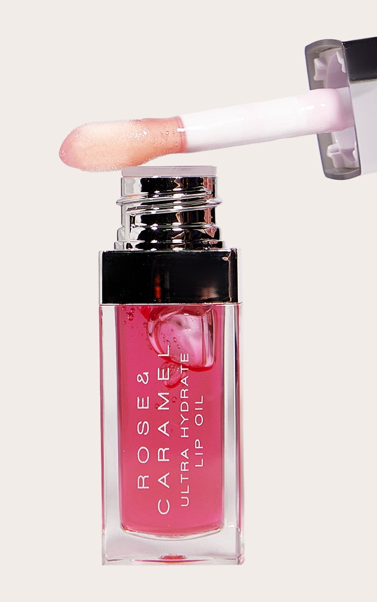 Rose And Caramel Lip Oil Bubble Gum image 3