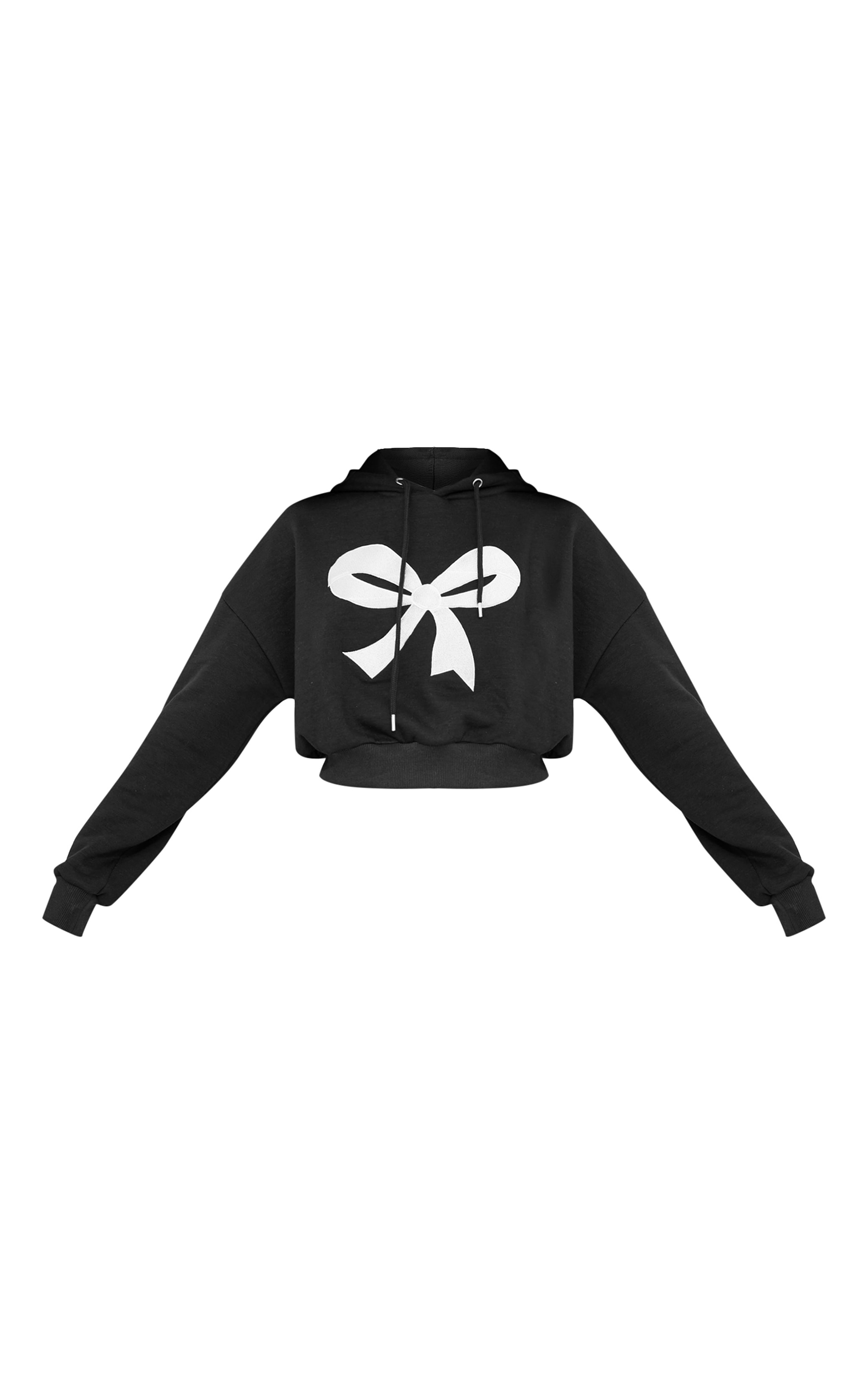 Black Bow Embroidered Sweatshirt image 5