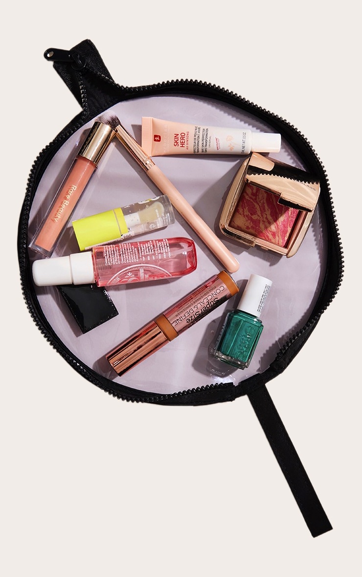 The Flat Lay Co. Lunar Pouch Makeup Bag Black image 3