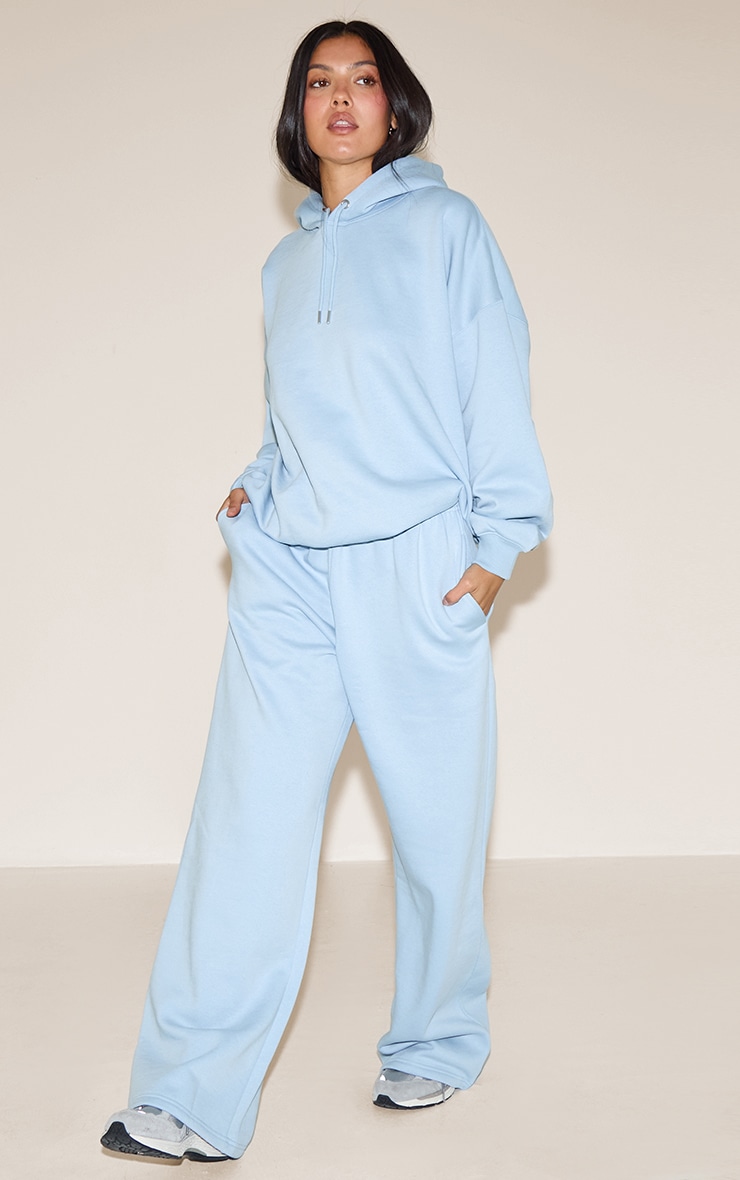 Sweat à capuche oversized bleu layette image 3