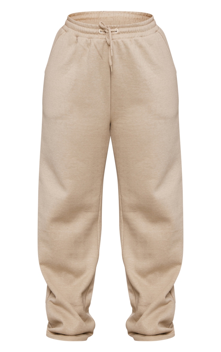 Plus Oatmeal Wide Leg Joggers image 5