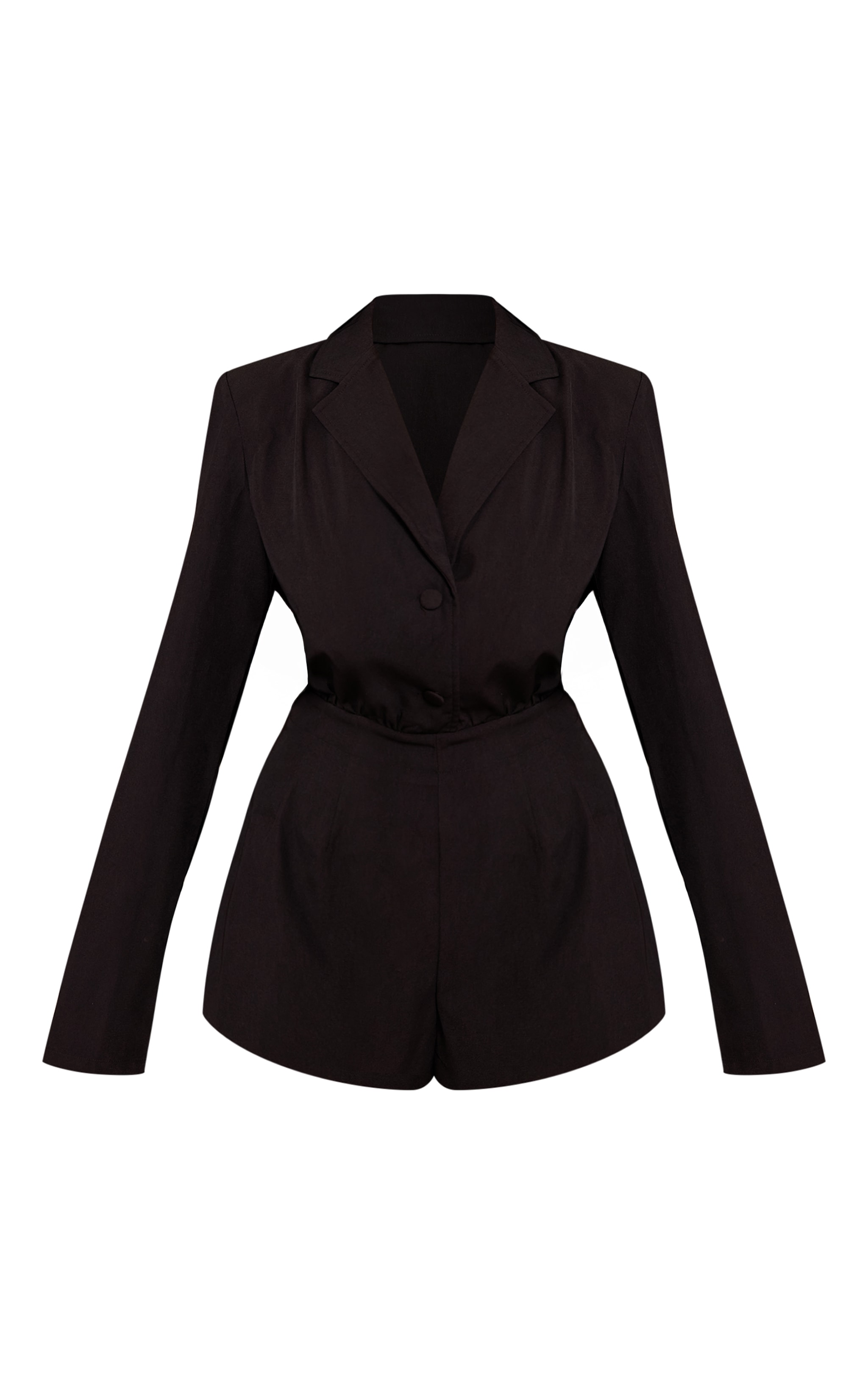Shape Black Tailored Structured Blazer Romper image 5