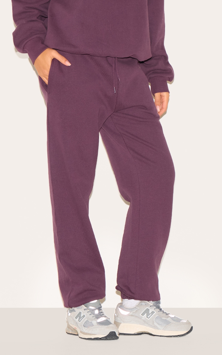 Dark Plum Premium Cuffed Sweat Sweatpants image 2