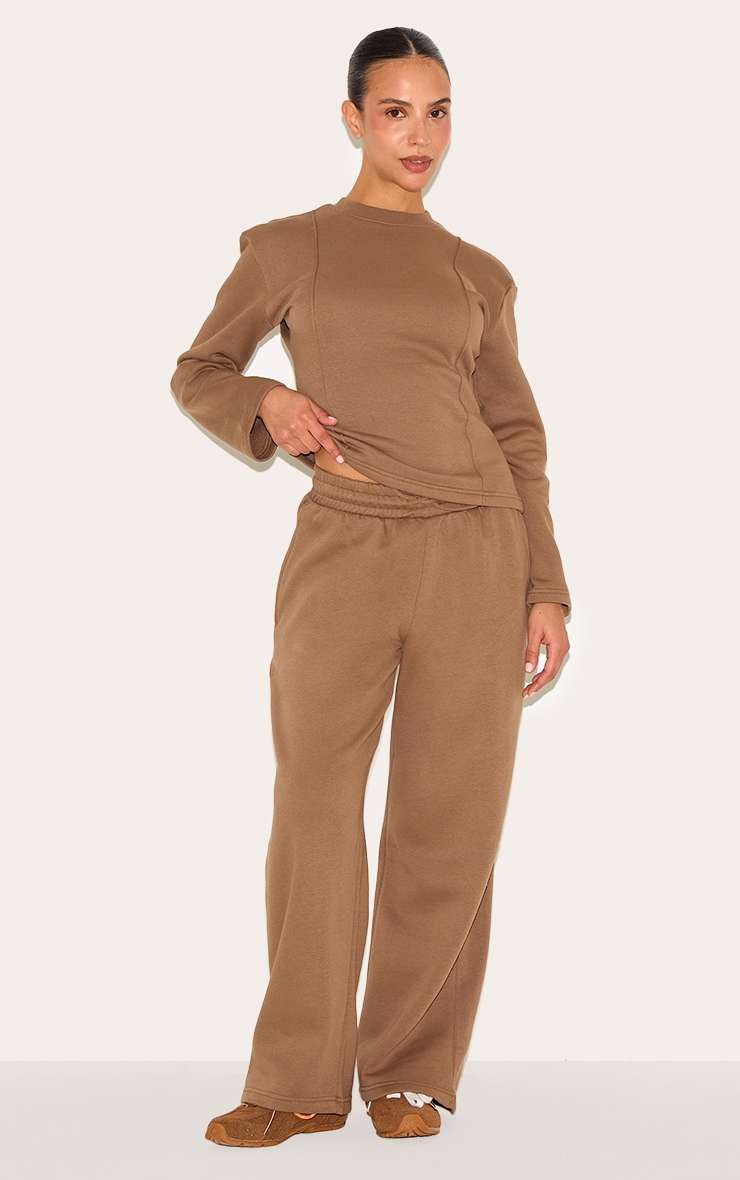 Petite Mushroom Wide Leg Sweatpant image 1