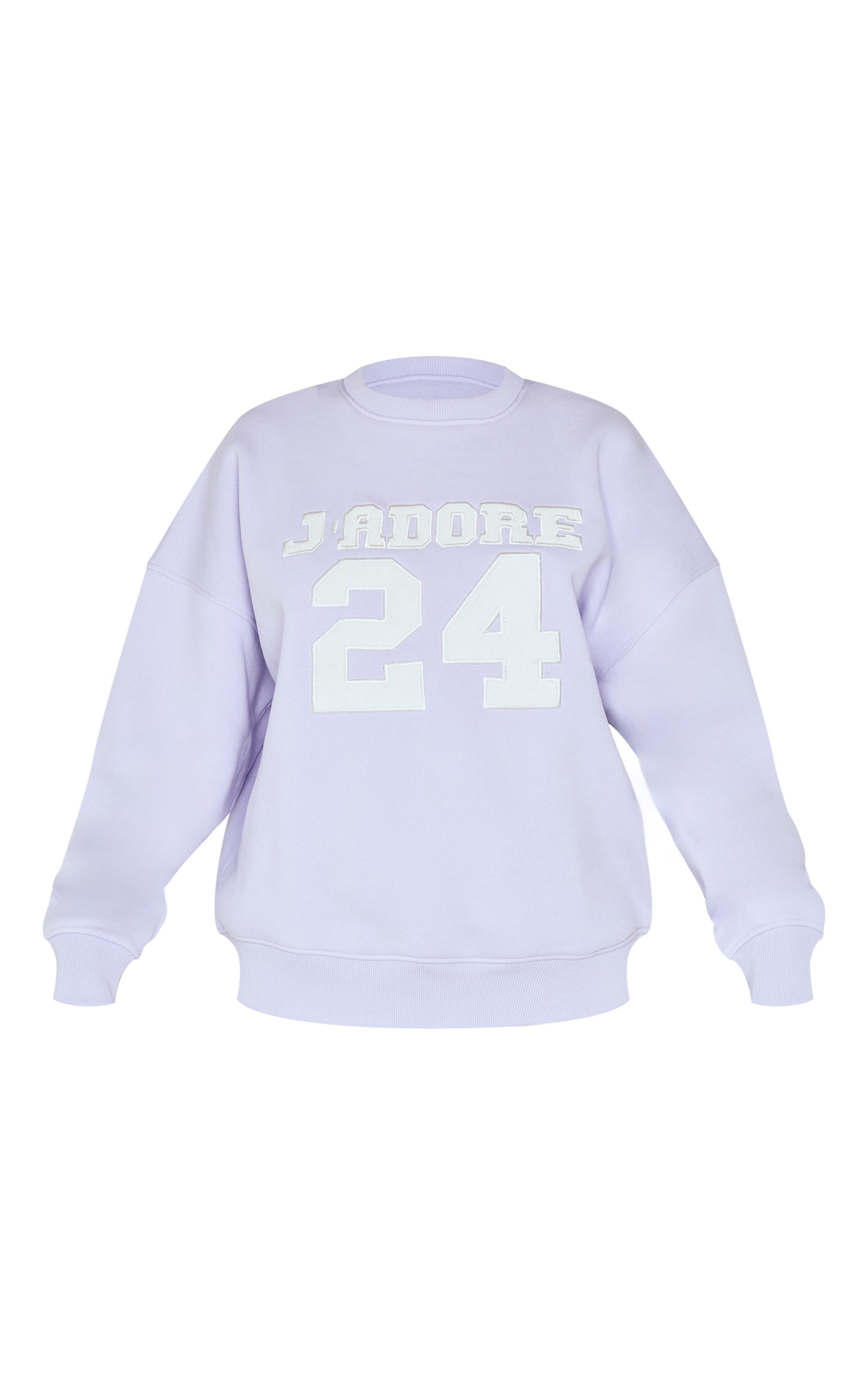 Lilac Oversized Applique Sweatshirt image 5