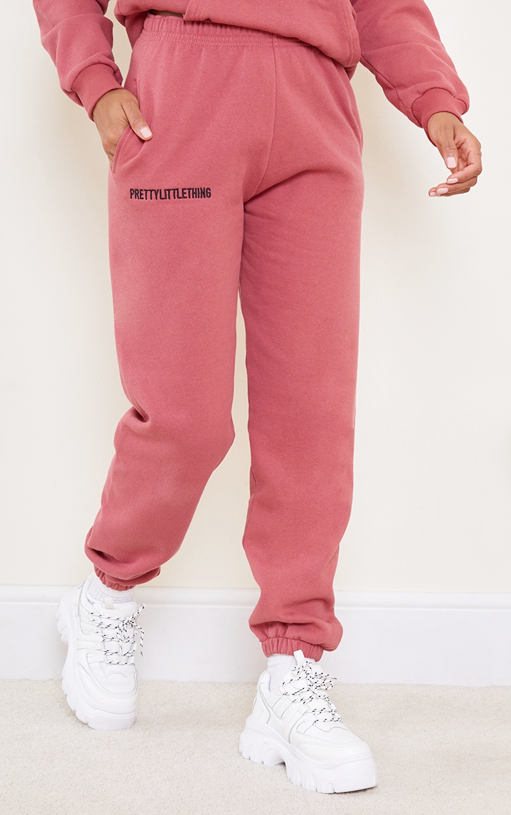 Prettylittlething Deep Rose Embroidered 