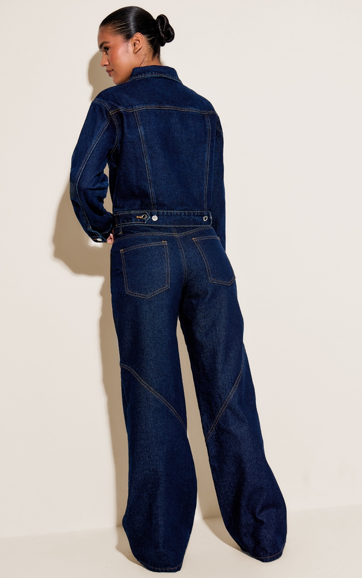 Indigo Western Seam Detail Jeans image 3