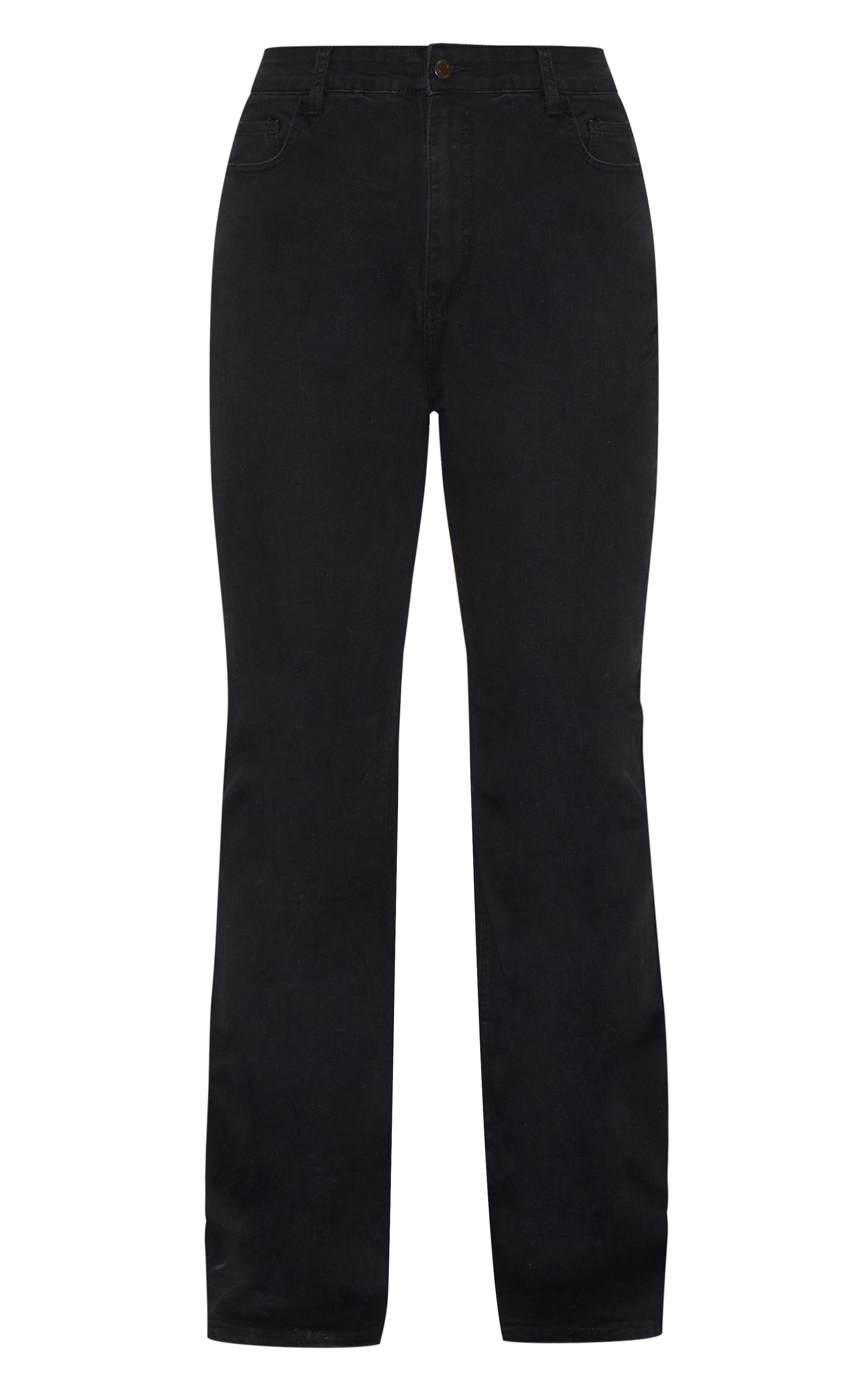 Plus Black Flare Denim Jeans image 5