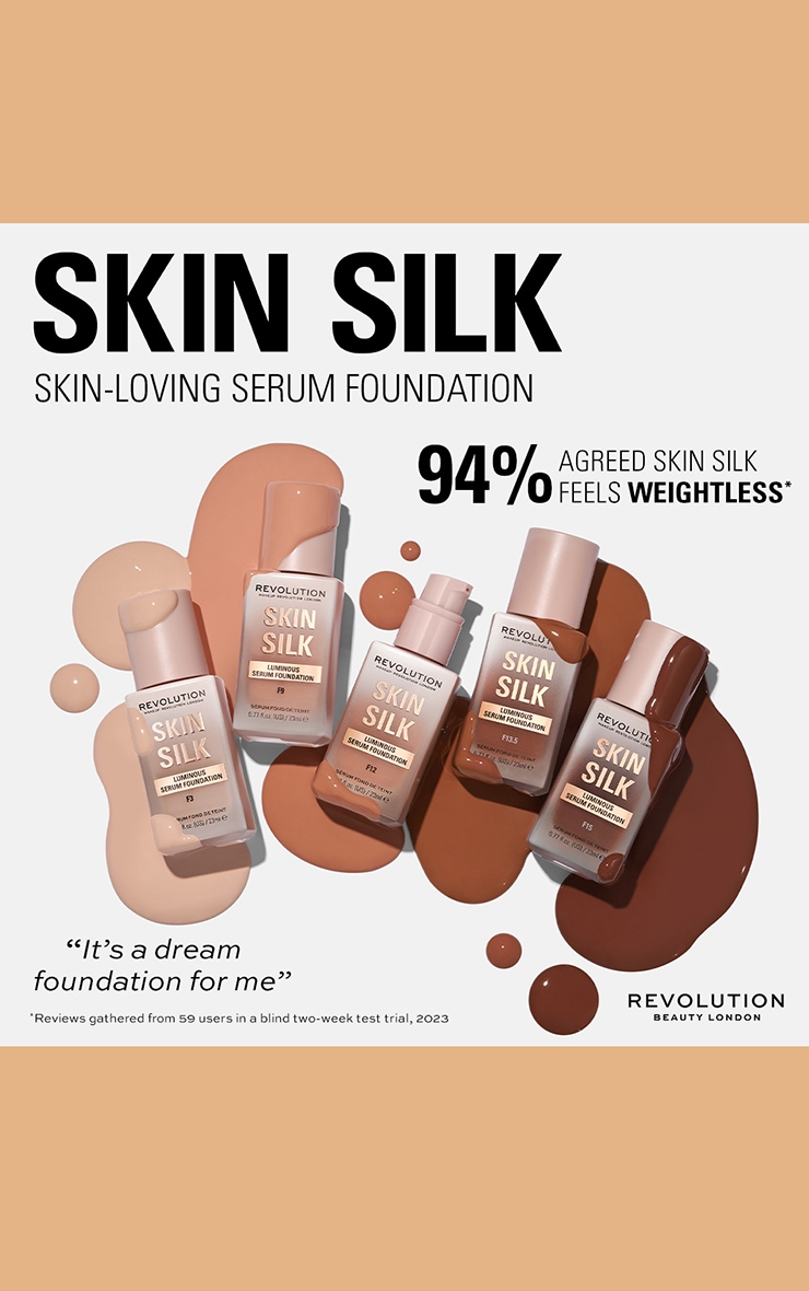 Makeup Revolution Skin Silk Serum Foundation F9 image 6