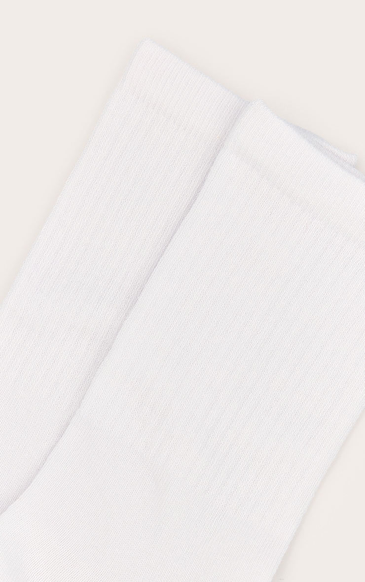 Basic White Sport Socks image 2