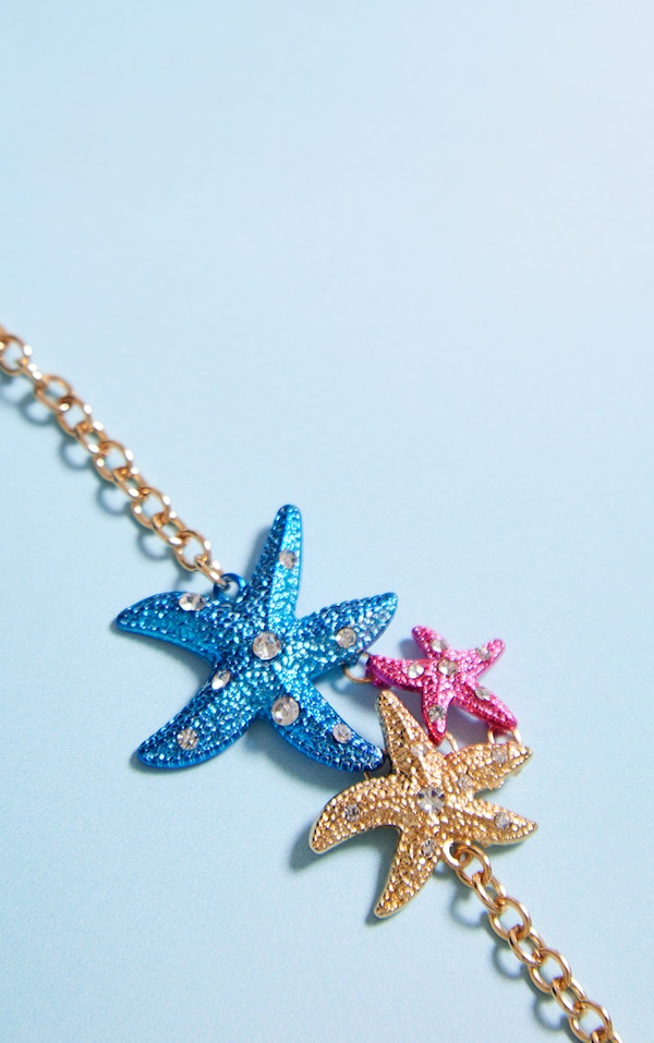 Starfish Bracelet Sterling Silver Personalized Beach
