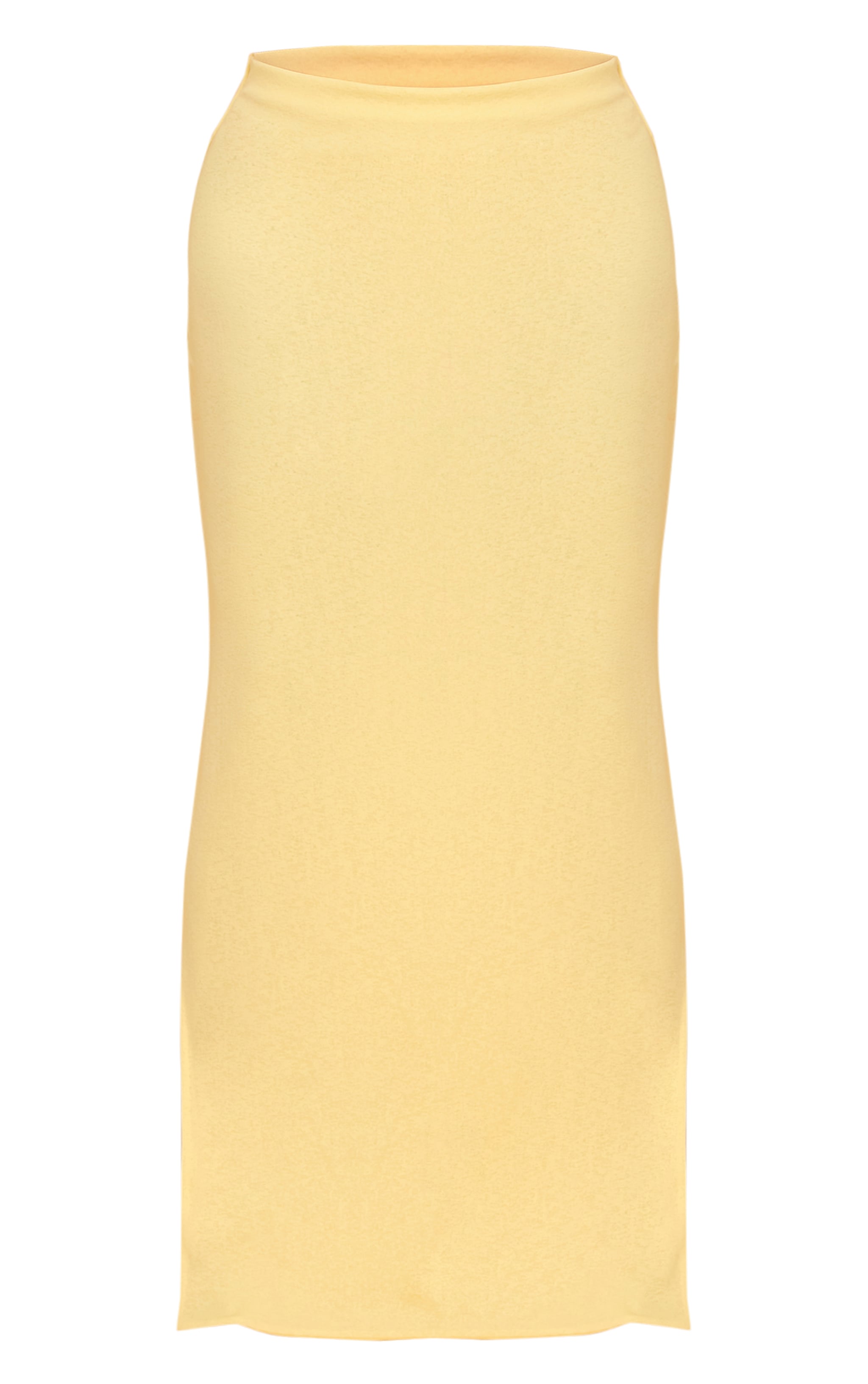 Lemon Burnout Mesh Maxi Skirt image 5