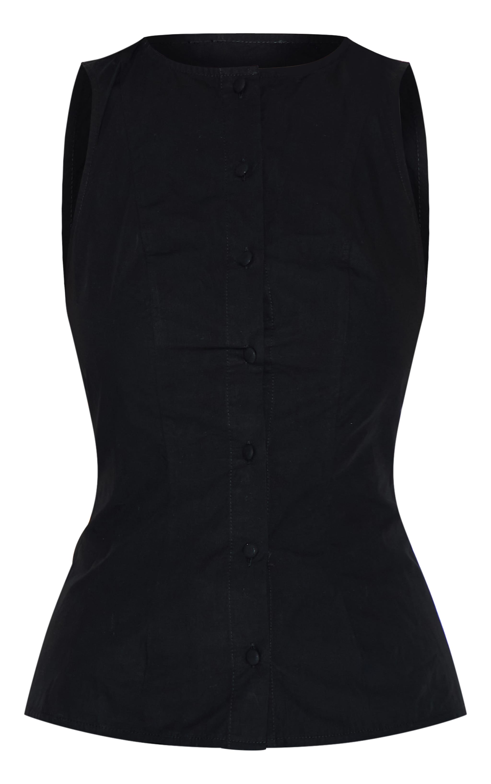 Noir veste longue image 5