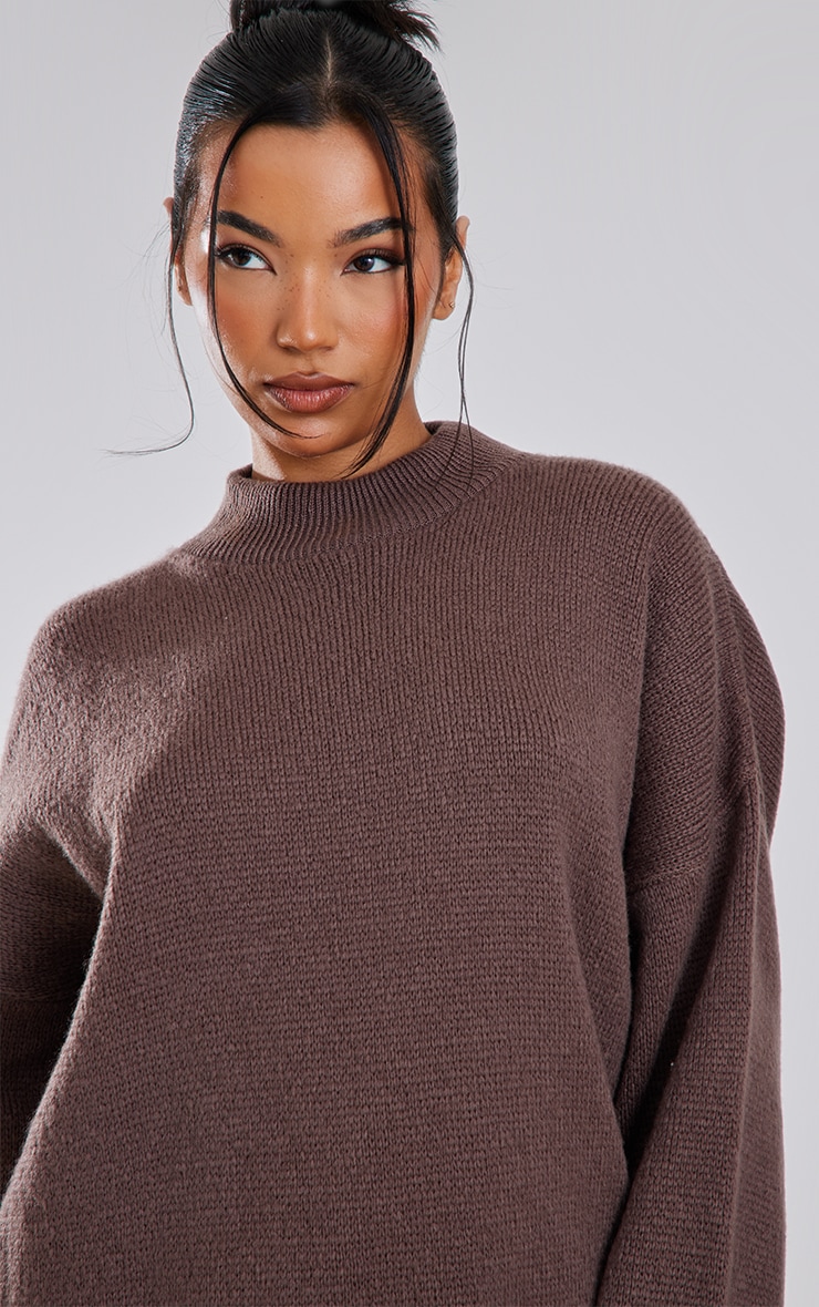 Mink Brushed Feel Knit Sweater Dress image 4