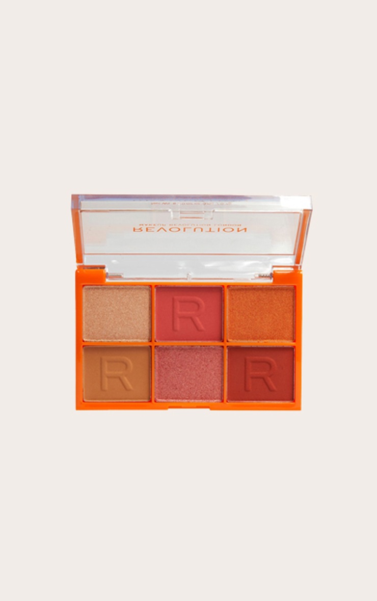 Revolution Mini Colour Reloaded Eyeshadow Palette I See You Orange image 1