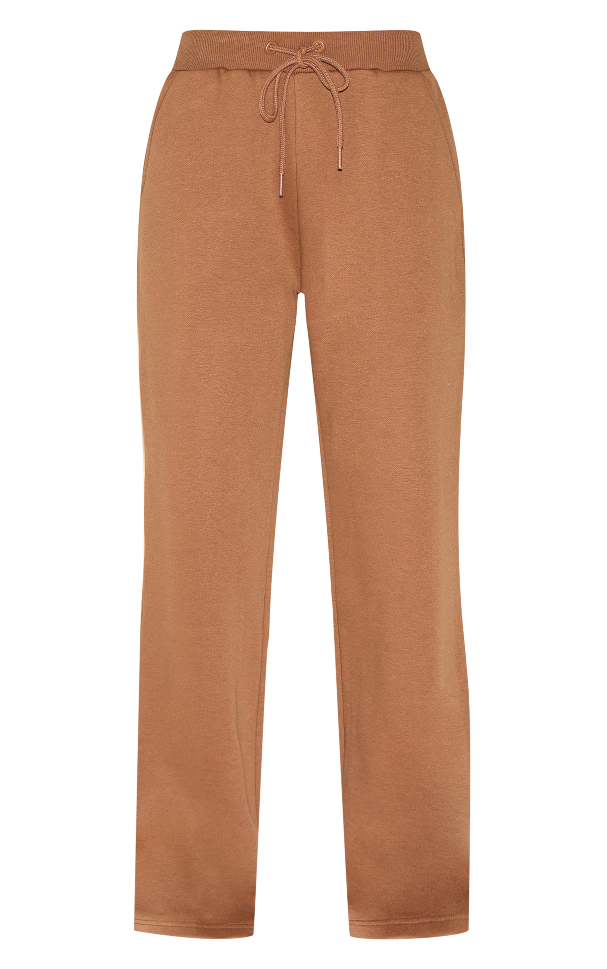 Taupe Wide Leg Drawstring Sweatpants image 5
