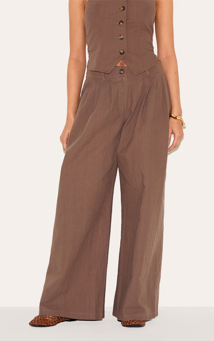 Pantalon Petite Chocolat Tissé large image 2