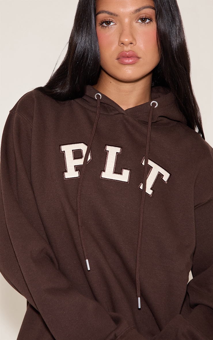Espresso Logo Oversized Hoodie image 4