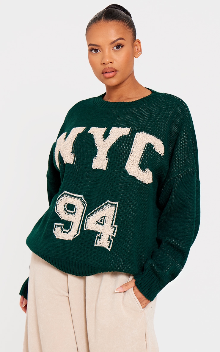 Plus Forest Green Nyc 94 Sweater image 3