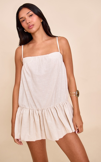 Robe bouffante sable