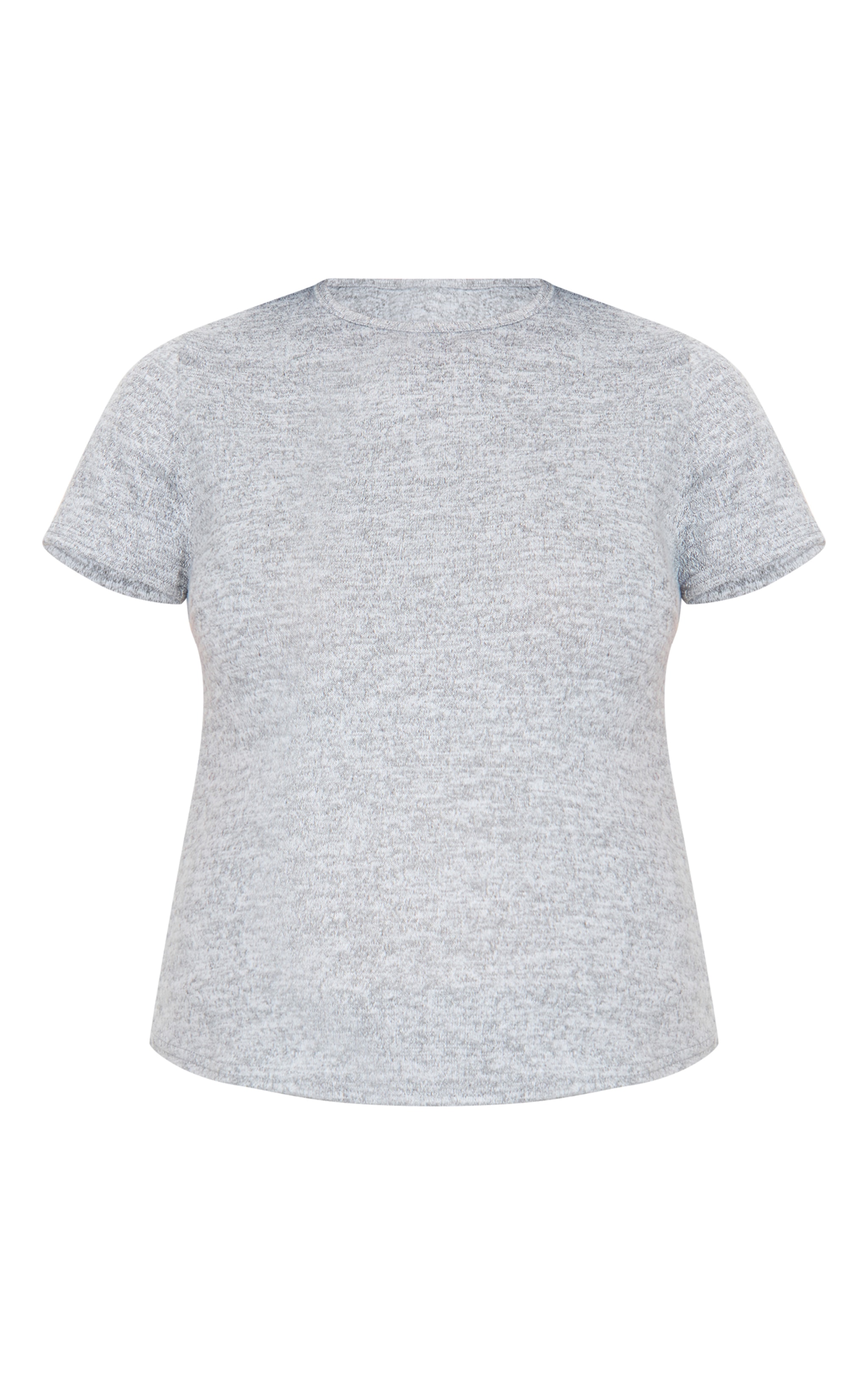 Maternity Grey Marl Brushed Short Sleeve T-shirt image 5